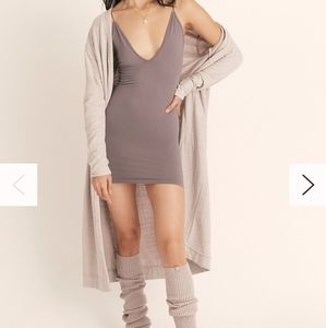 Free people Seamless high platform slip black XS/S